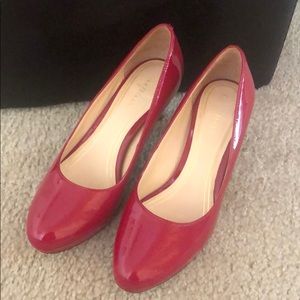 Cole Haan patent leather pumps with Nike air